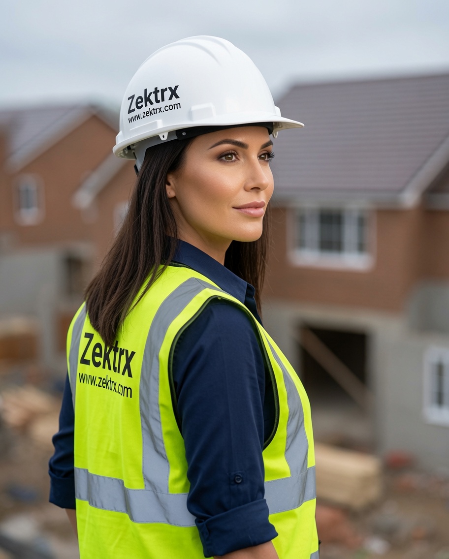 Construction professional using Zektrx on site